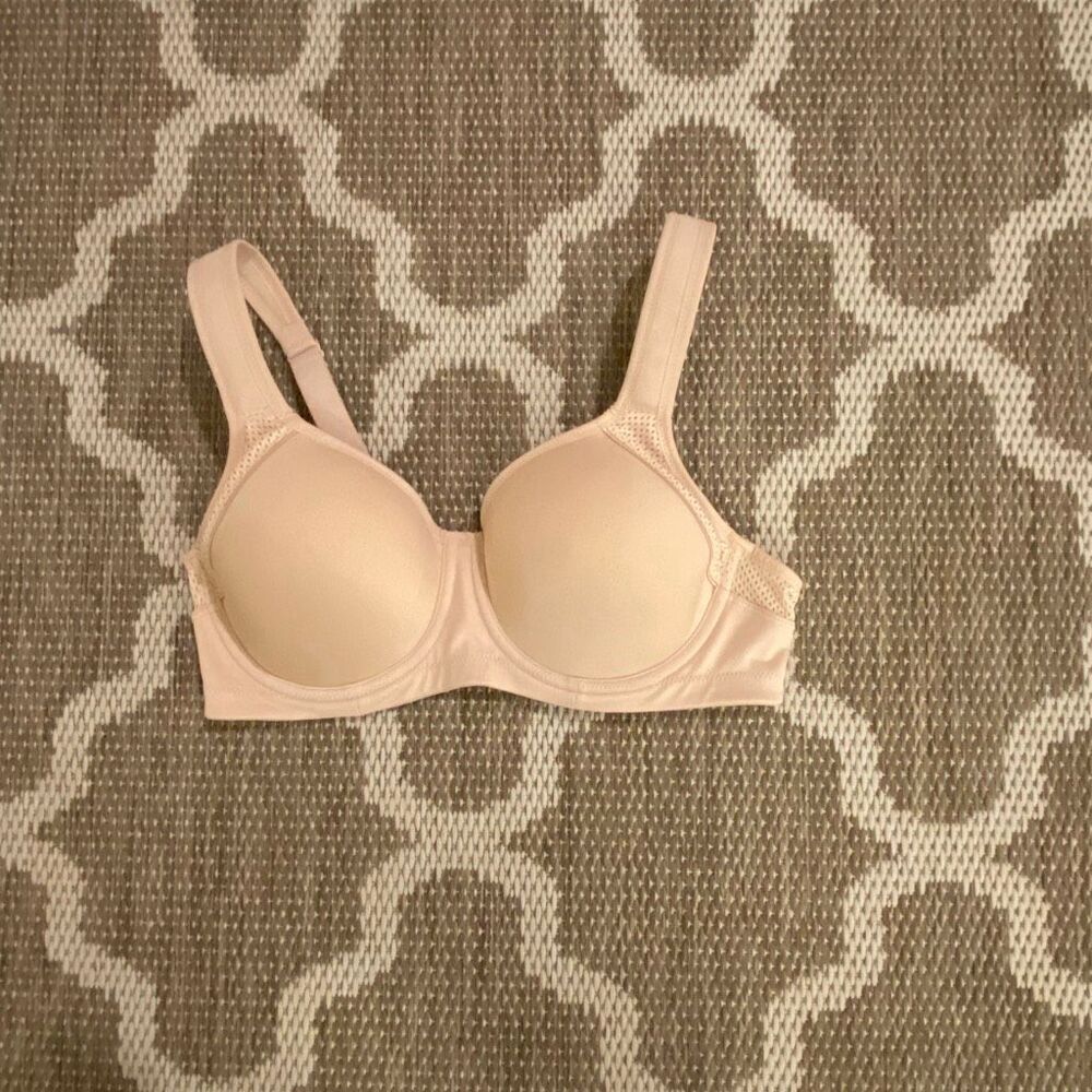 Wacoal bra 853302 sports contour Lindsay lined underwire bra, size 34C